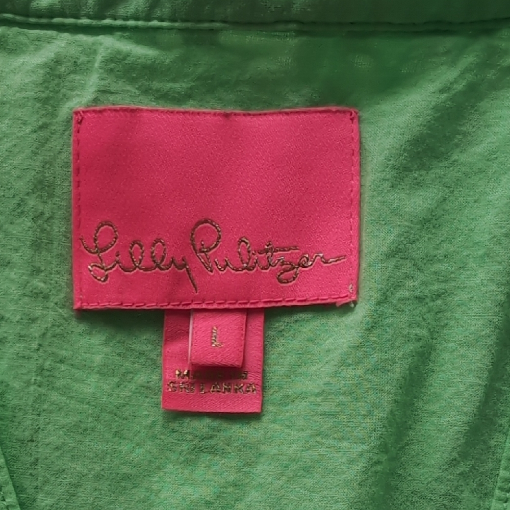 Lilly Pulitzer Mint Green Eyelet Mini Dress - Picture 2 of 8